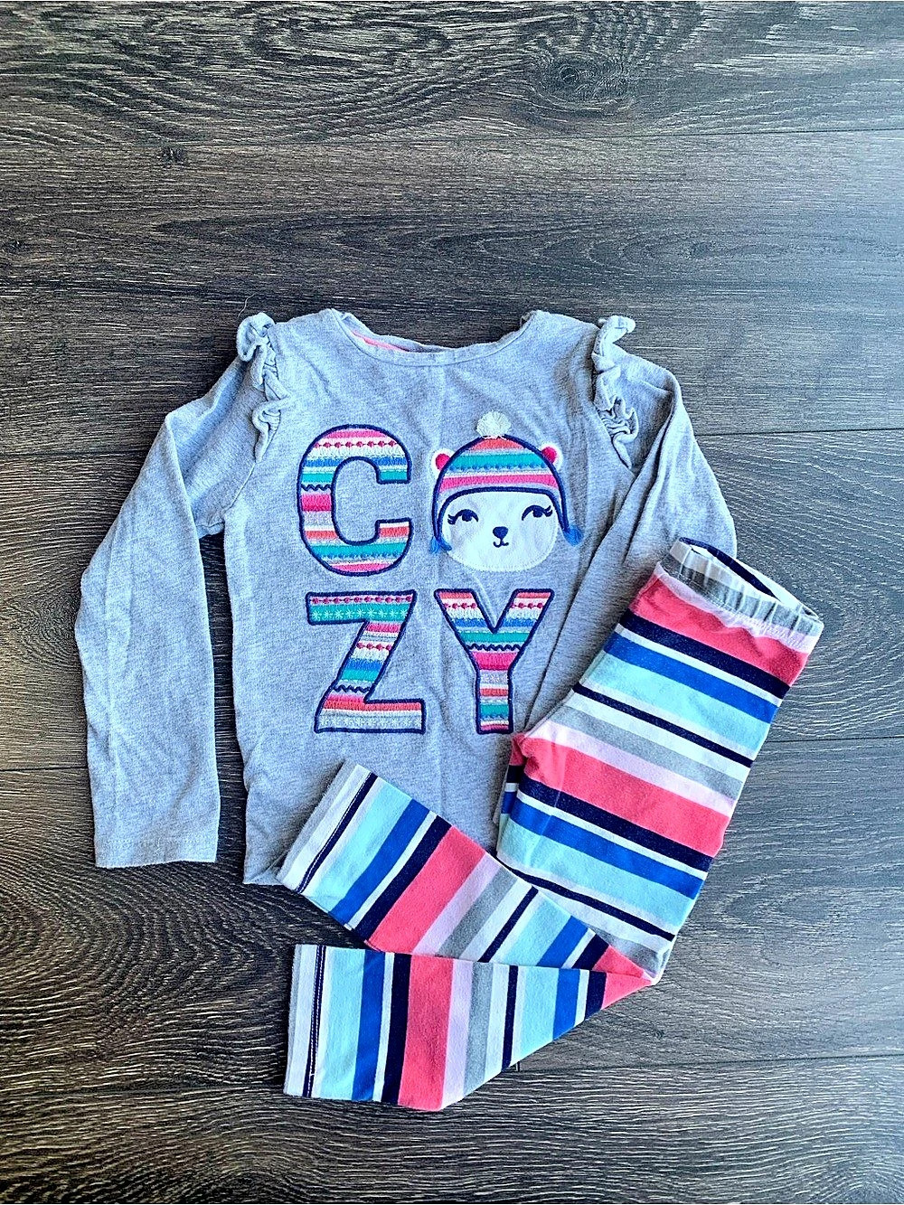 Gymboree Snowflake Fun Cozy Top and Leggings Set